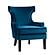 Lapis Accent Chair - Blue by Homelegance