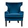 Lapis Accent Chair - Blue by Homelegance
