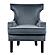 Lapis Accent Chair - Gray by Homelegance