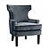 Lapis Accent Chair - Gray by Homelegance