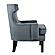 Lapis Accent Chair - Gray by Homelegance