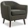 Lucille Accent Chair - Gray by Homelegance