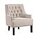 Charisma Accent Chair - Cement by Homelegance