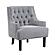 Charisma Accent Chair - Gray by Homelegance