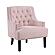 Charisma Accent Chair - Pink by Homelegance