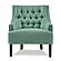 Charisma Accent Chair - Teal by Homelegance