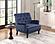 Holland Park Accent Chair - Dark Blue by Homelegance