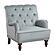 Holland Park Accent Chair - Gray by Homelegance