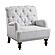 Holland Park Accent Chair - Gray & White by Homelegance