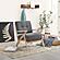 Ollen Accent Chair - Dark Gray by Homelegance
