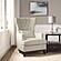 Adriano Accent Chair - Beige by Homelegance