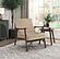 Landers Accent Chair - Light Brown by Homelegance