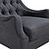 Stella Accent Chair - Dark Gray by Homelegance