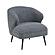 Woodway Accent Chair - Dark Gray by Homelegance