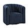 Delaney Swivel Chair w/Ottoman - Blue by Homelegance