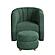 Delaney Swivel Chair w/Ottoman - Green by Homelegance