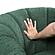 Delaney Swivel Chair w/Ottoman - Green by Homelegance