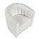 Delaney Swivel Chair w/Ottoman - White by Homelegance