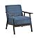 Greeley Accent Chair - Blue by Homelegance