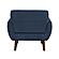 Meadow Accent Chair - Navy by Homelegance