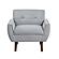 Meadow Accent Chair - Gray by Homelegance