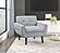 Meadow Accent Chair - Gray by Homelegance