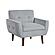 Meadow Accent Chair - Gray by Homelegance