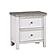 Ambrose Nightstand - Antique White & Antique Gray by Homelegance
