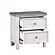 Ambrose Nightstand - Antique White & Antique Gray by Homelegance