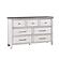Ambrose Dresser - Antique White & Antique Gray by Homelegance