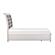 Ambrose Eastern King Platform Bed w/Footboard Storage - Antique White & Antique Gray by Homelegance