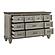 Renton 5pc Queen Bedroom Set  - Brown & Antique Gray by Homelegance