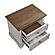 Renton Nightstand - Brown & Antique Gray by Homelegance