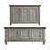 Renton California King Bed - Brown & Antique Gray by Homelegance