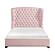 Cameo Eastern King Bed - Pink by Homelegance