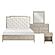 Genoa 4pc Queen Bedroom Set  - Ivory by Homelegance