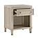 Genoa Nightstand - Ivory by Homelegance