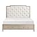 Genoa California King Platform Bed w/Footboard Storage - Ivory by Homelegance