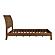 Evans Queen Platform Bed - Light Brown by Homelegance