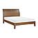 Evans Queen Platform Bed - Light Brown by Homelegance