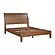 Evans Queen Platform Bed - Light Brown by Homelegance