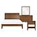 Evans 4pc Queen Bedroom Set  - Light Brown by Homelegance