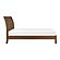Evans Eastern King Platform Bed - Light Brown by Homelegance