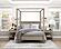 Marceline California King Platform Bed - Gray Oak by Homelegance