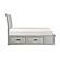 Willowbrook Queen Platform Bed w/Storage Footboard and Side Rails - Light Gray by Homelegance
