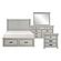 Willowbrook 4pc Queen Bedroom Set  - Light Gray by Homelegance