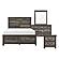 Lenior 4pc Queen Bedroom Set  - Gray by Homelegance