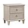 Leander Nightstand - Light Brownish Gray by Homelegance