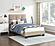 Newberry Twin Platform Bed - Light Brown by Homelegance