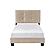 Newberry Twin Platform Bed - Light Brown by Homelegance